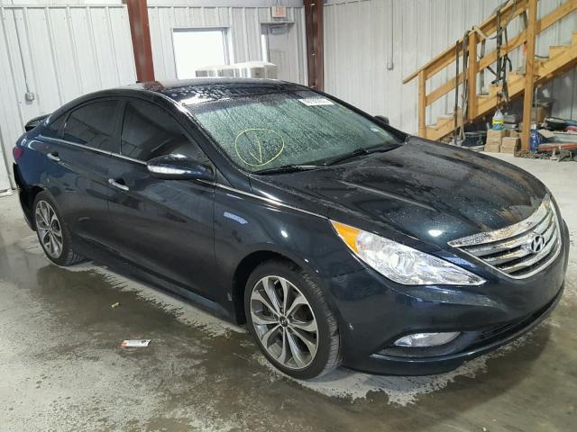 5NPEC4AC2EH927816 - 2014 HYUNDAI SONATA SE BLUE photo 1