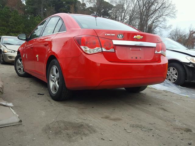 1G1PE5SB6G7224279 - 2016 CHEVROLET CRUZE LIMI RED photo 3