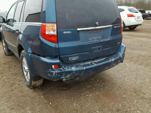 4S2DF58X624612279 - 2002 ISUZU AXIOM XS Mavi foto 9