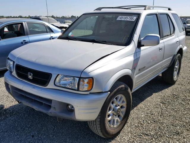 4S6CK58W614413650 - 2001 HONDA PASSPORT E SILVER photo 2