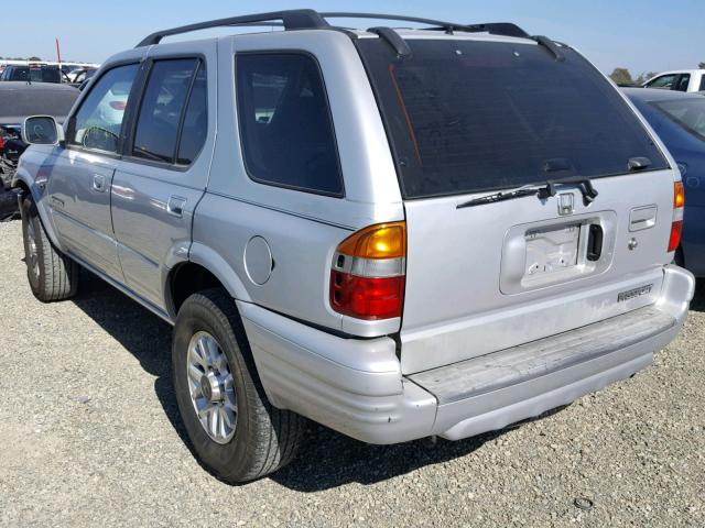 4S6CK58W614413650 - 2001 HONDA PASSPORT E SILVER photo 3