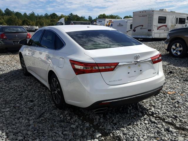 4T1BK1EBXGU227472 - 2016 TOYOTA AVALON XLE 白色 照片 3