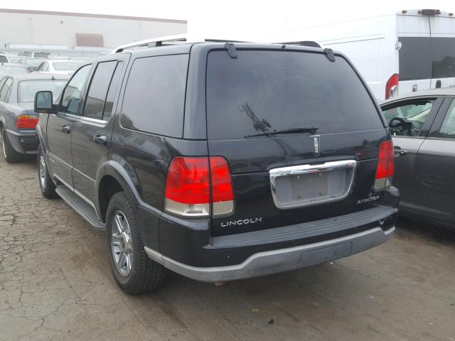 5LMEU68H55ZJ04843 - 2005 LINCOLN AVIATOR 黑色 照片 3