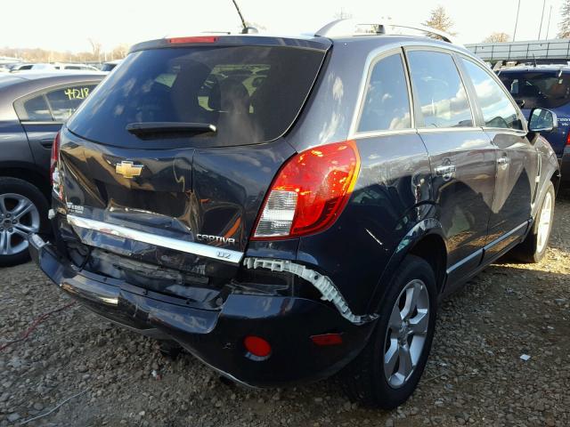 3GNAL4EK4ES645206 - 2014 CHEVROLET CAPTIVA LT BLUE photo 4