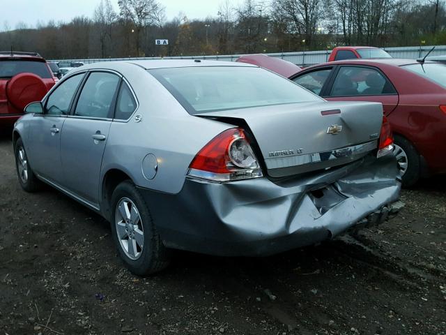 2G1WT55K589148227 - 2008 CHEVROLET IMPALA LT SILVER photo 3