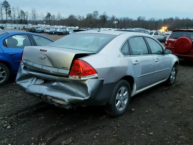 2G1WT55K589148227 - 2008 CHEVROLET IMPALA LT SILVER photo 4