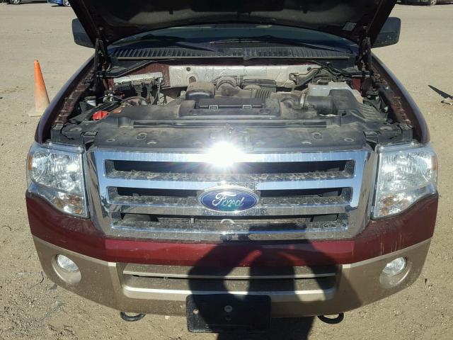 1FMJK1J52DEF19800 - 2013 FORD EXPEDITION MAROON photo 7