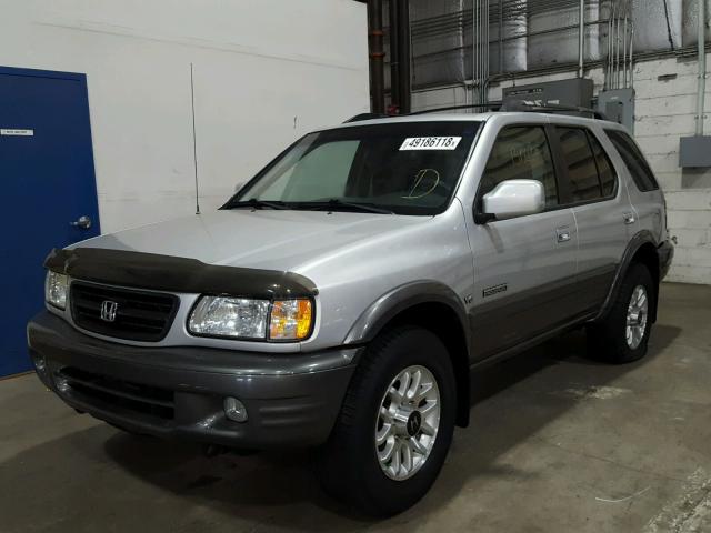 4S6DM58W214402739 - 2001 HONDA PASSPORT E SILVER photo 2