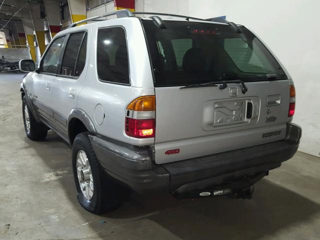 4S6DM58W214402739 - 2001 HONDA PASSPORT E SILVER photo 3