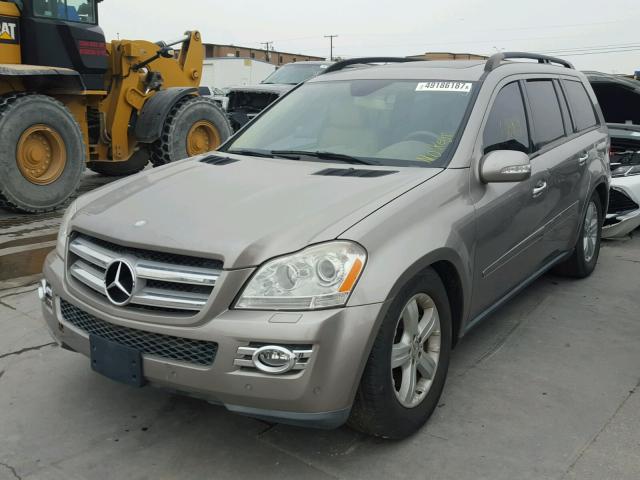 4JGBF71E87A222411 - 2007 MERCEDES-BENZ GL 450 4MA GRAY photo 2