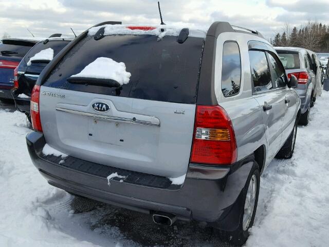 KNDJF722577427430 - 2007 KIA SPORTAGE L GRAY photo 4