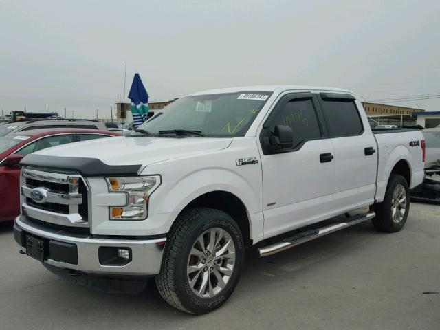 1FTEW1EP4GKF17512 - 2016 FORD F150 SUPER WHITE photo 2