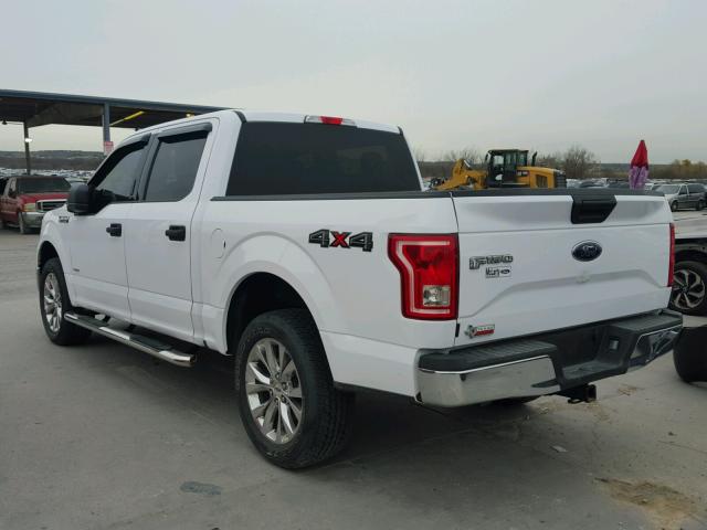 1FTEW1EP4GKF17512 - 2016 FORD F150 SUPER WHITE photo 3