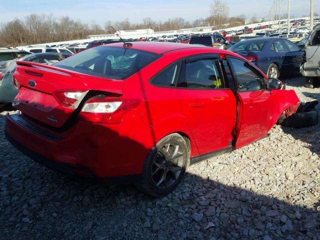 1FADP3F27DL122775 - 2013 FORD FOCUS SE RED photo 4