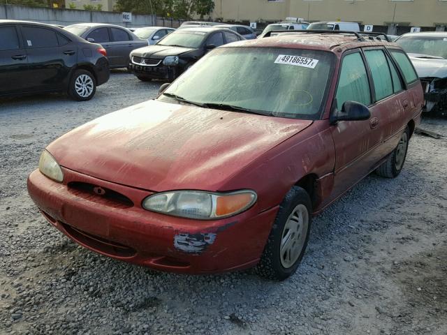 3FALP15PXVR131244 - 1997 FORD ESCORT LX RED photo 2