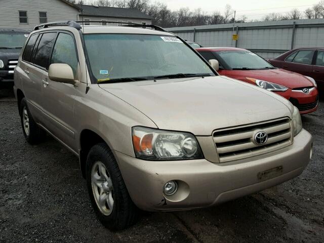 JTEGD21A070155997 - 2007 TOYOTA HIGHLANDER GOLD photo 1