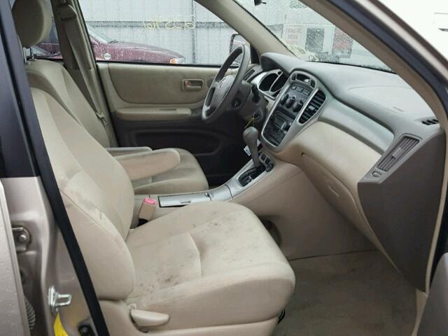 JTEGD21A070155997 - 2007 TOYOTA HIGHLANDER GOLD photo 5