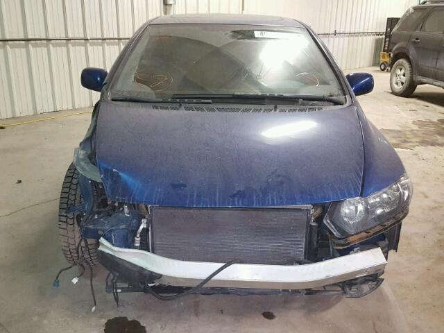 2HGFG1B0XAH007531 - 2010 HONDA CIVIC EXL BLUE photo 9