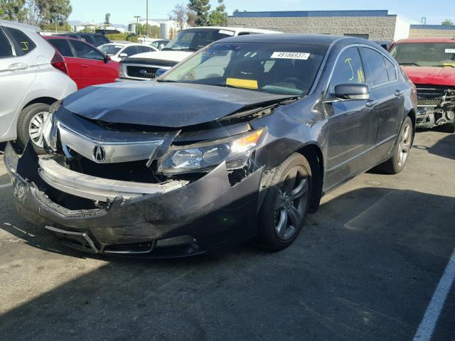 19UUA8F71DA004366 - 2013 ACURA TL ADVANCE GRAY photo 2