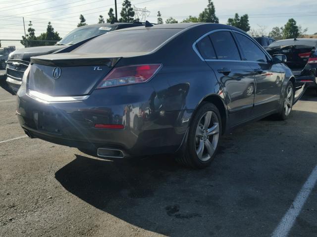 19UUA8F71DA004366 - 2013 ACURA TL ADVANCE GRAY photo 4