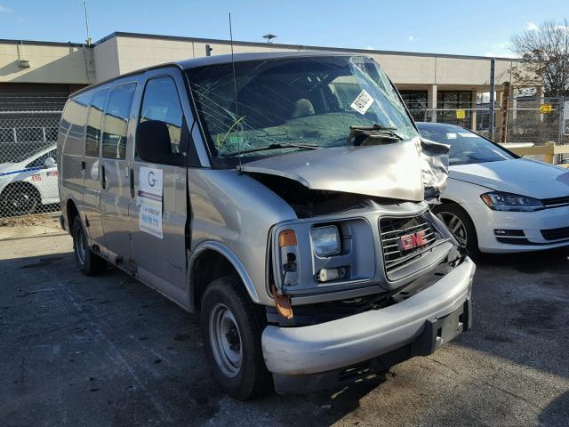 1GTEG15W421165096 - 2002 GMC SAVANA G15 GRAY photo 1