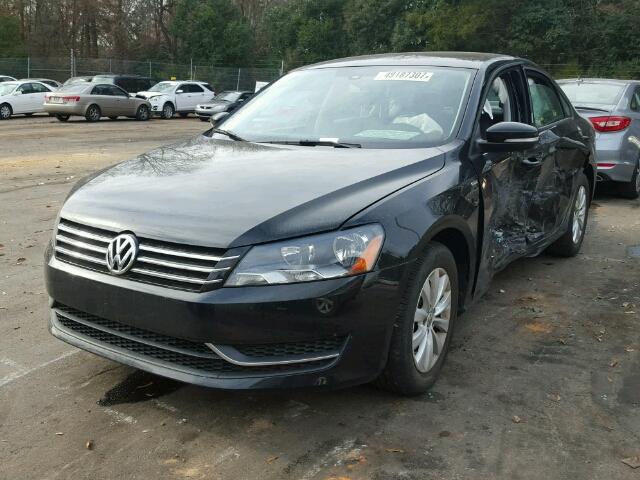 1VWAS7A35FC003853 - 2015 VOLKSWAGEN PASSAT S Schwarz Foto 2