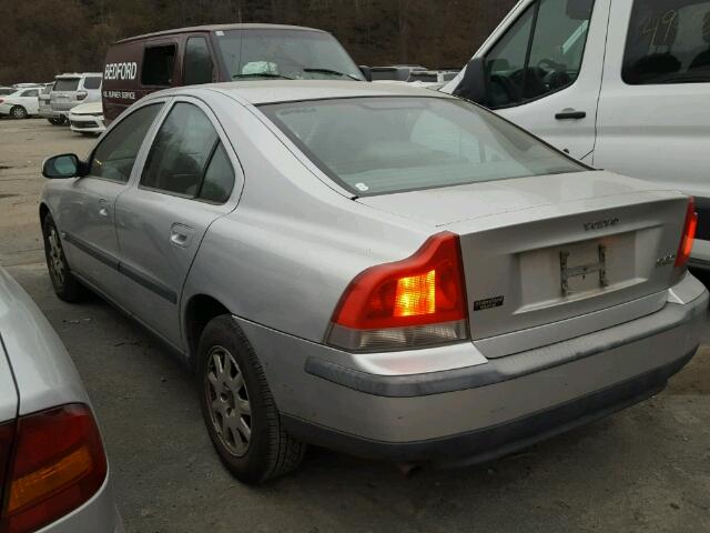 YV1RS61R112061441 - 2001 VOLVO S60 SILVER photo 3