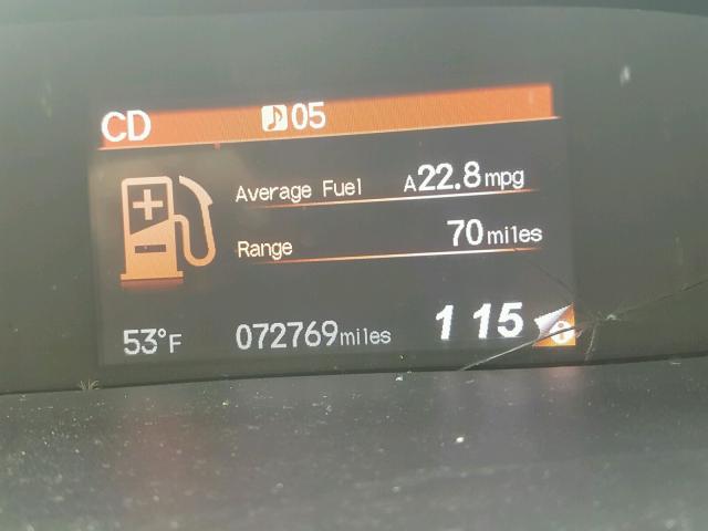 2HGFB2F8XCH573065 - 2012 HONDA CIVIC EX GRAY photo 8