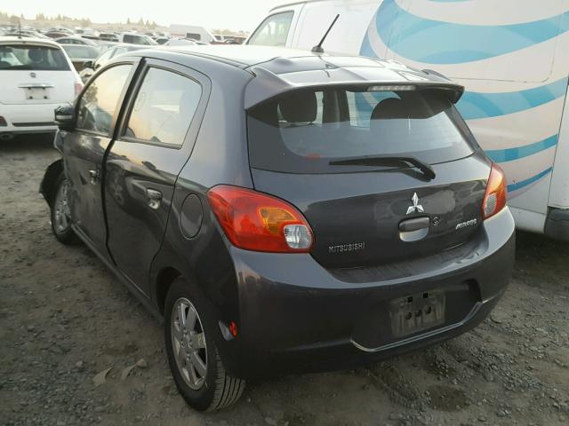 ML32A4HJ2FH003523 - 2015 MITSUBISHI MIRAGE ES GRAY photo 3