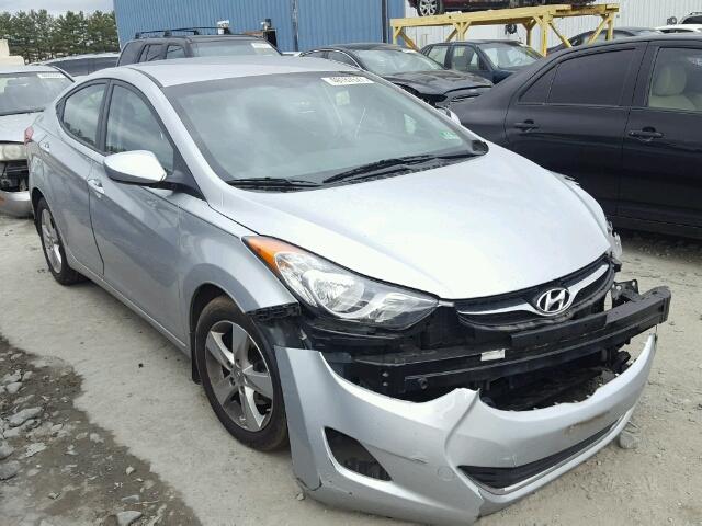 5NPDH4AE0DH206830 - 2013 HYUNDAI ELANTRA GL SILVER photo 1