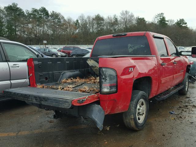 3GCEC23JX9G271752 - 2009 CHEVROLET SILVERADO RED photo 4