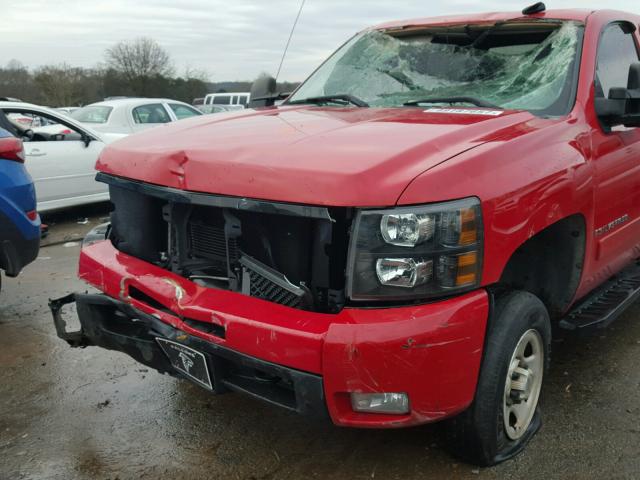 3GCEC23JX9G271752 - 2009 CHEVROLET SILVERADO RED photo 9