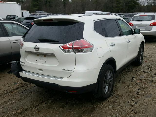 5N1AT2MV1GC766062 - 2016 NISSAN ROGUE S WHITE photo 4