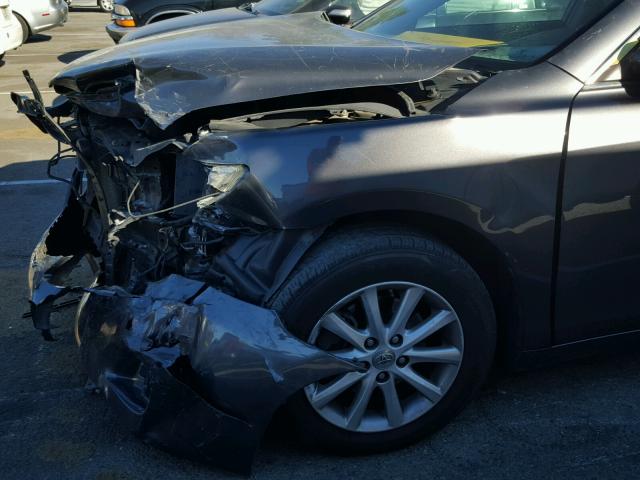 4T4BF3EK0BR189605 - 2011 TOYOTA CAMRY BASE CHARCOAL photo 9