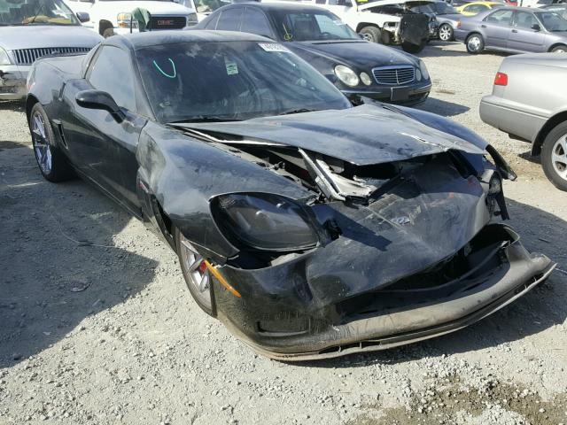 1G1YK2DE3A5100735 - 2010 CHEVROLET CORVETTE Z BLACK photo 1