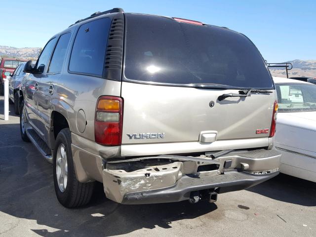 1GKEK63U41J187776 - 2001 GMC DENALI TAN photo 3