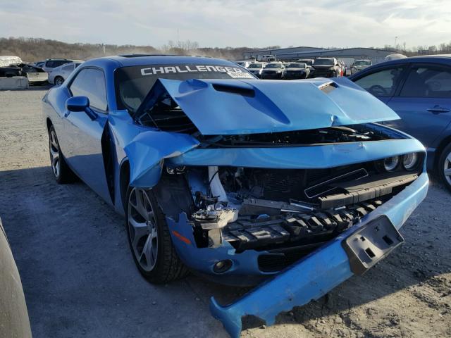 2C3CDZBG2FH823246 - 2015 DODGE CHALLENGER BLUE photo 1