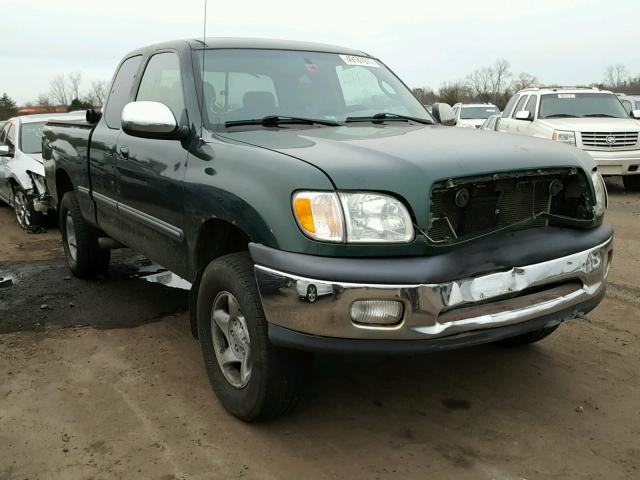 5TBBT4414YS103689 - 2000 TOYOTA TUNDRA ACC GREEN photo 1