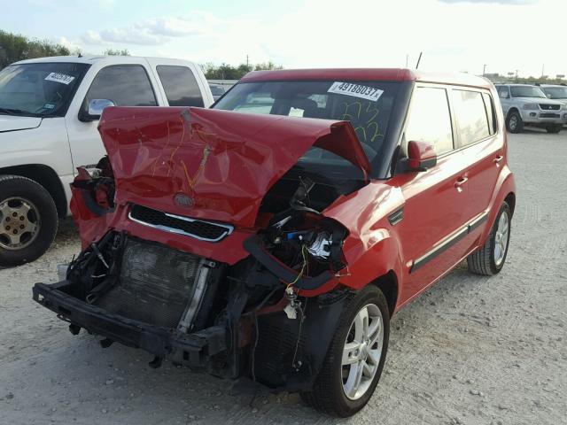 KNDJT2A29B7273472 - 2011 KIA SOUL + RED photo 2