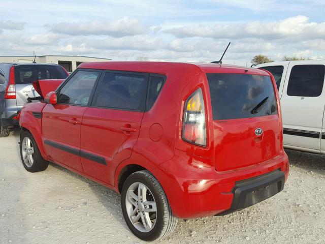 KNDJT2A29B7273472 - 2011 KIA SOUL + RED photo 3