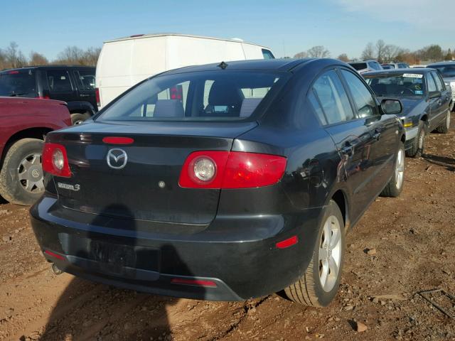 JM1BK32F551339487 - 2005 MAZDA 3 I BLACK photo 4