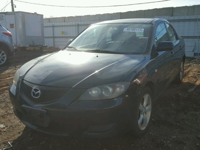 JM1BK32F551339487 - 2005 MAZDA 3 I BLACK photo 9