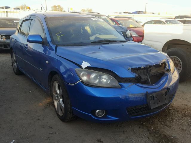 JM1BK344361525493 - 2006 MAZDA 3 HATCHBAC BLUE photo 1