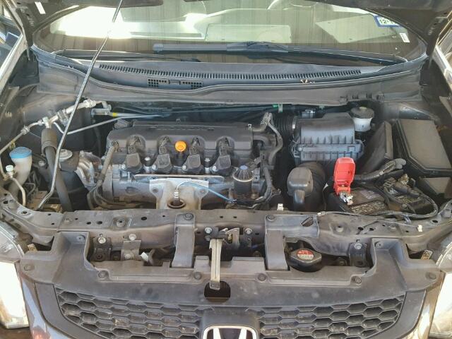 2HGFG3B83DH505270 - 2013 HONDA CIVIC EX შავი ფოტო 7