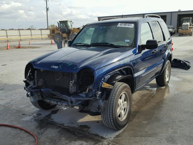 1J4GK58K13W563551 - 2003 JEEP LIBERTY LI BLUE photo 2