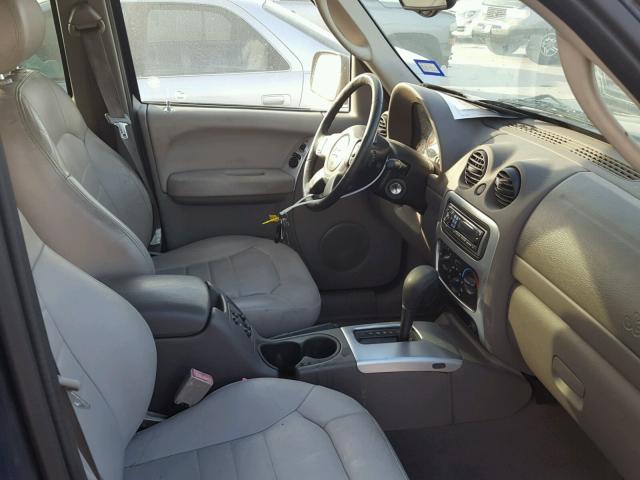 1J4GK58K13W563551 - 2003 JEEP LIBERTY LI BLUE photo 5