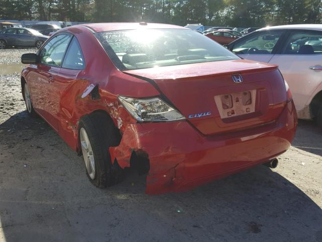 2HGFG11958H507493 - 2008 HONDA CIVIC EXL 红色 照片 3
