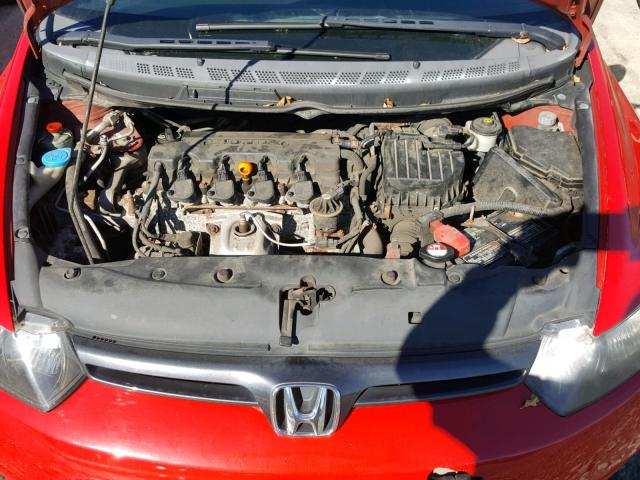 2HGFG11958H507493 - 2008 HONDA CIVIC EXL 红色 照片 7