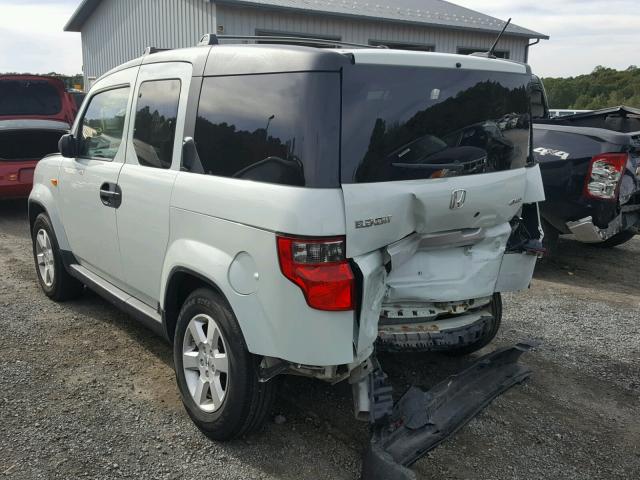 5J6YH2H72BL003311 - 2011 HONDA ELEMENT EX WHITE photo 3