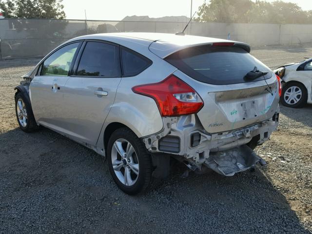 1FADP3K27DL177717 - 2013 FORD FOCUS SE SILVER photo 3